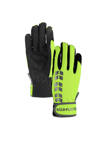 EquiFlector Riding Gloves- High Vis