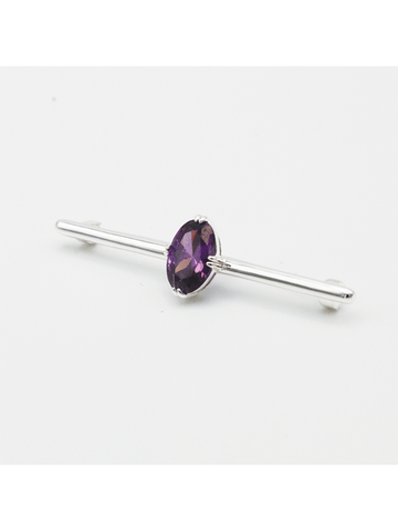 Deluxe Amethyst Stock Pin