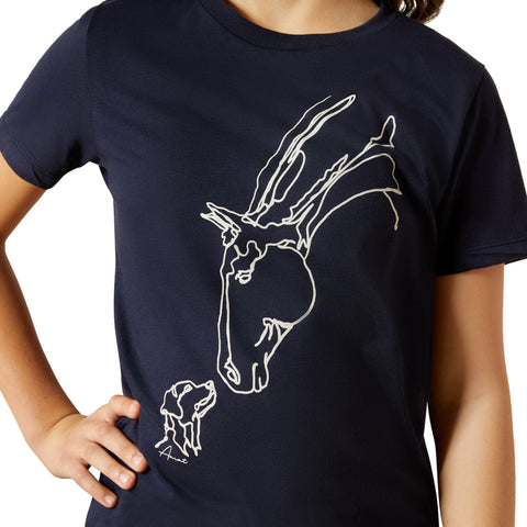 Hay Girl T-Shirt- Ariat Youth