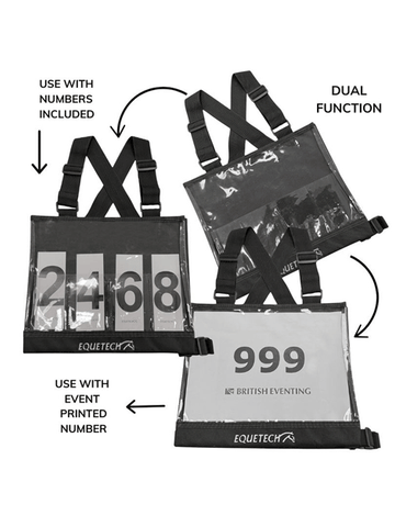 Eventing Hybrid Cross Country Number Bib