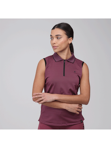 Aubrion React Sleeveless Tech Polo - Ladies